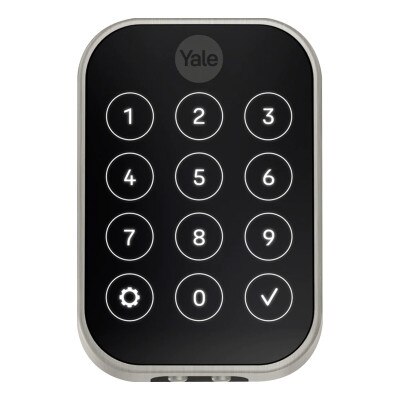 Yale Pro 2 Key Free Touchscreen Keypad Lock, Bluetooth with Wi-Fi Connect Bridge, Satin Nickel